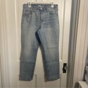 Old Navy High Rise Power Straight Light Wash Jeans Size 12